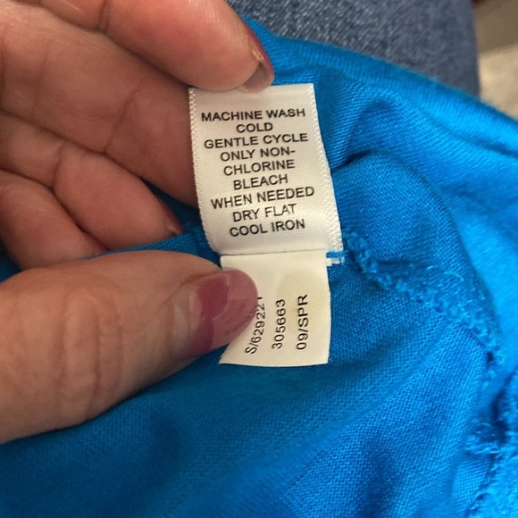 Banana Republic Knit Shift Dress Size S Teal Short Sleeves Stretch Comfy Casual - Picture 8 of 9